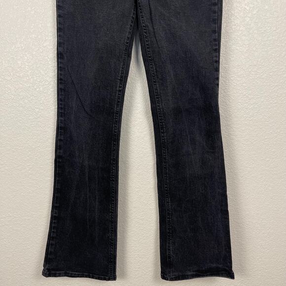 Free People We The Free French Girl Flare Jean Misty Black 24 Revolve - Picture 9 of 16